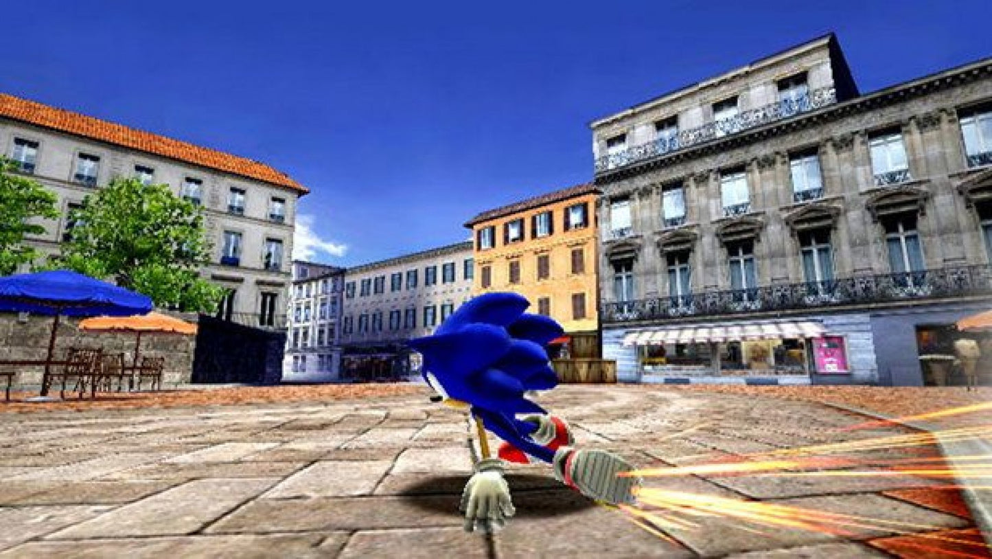 Sonic Unleashed – PlayStation 2 (PS2) video game gameplay, action-adventure platformer.
