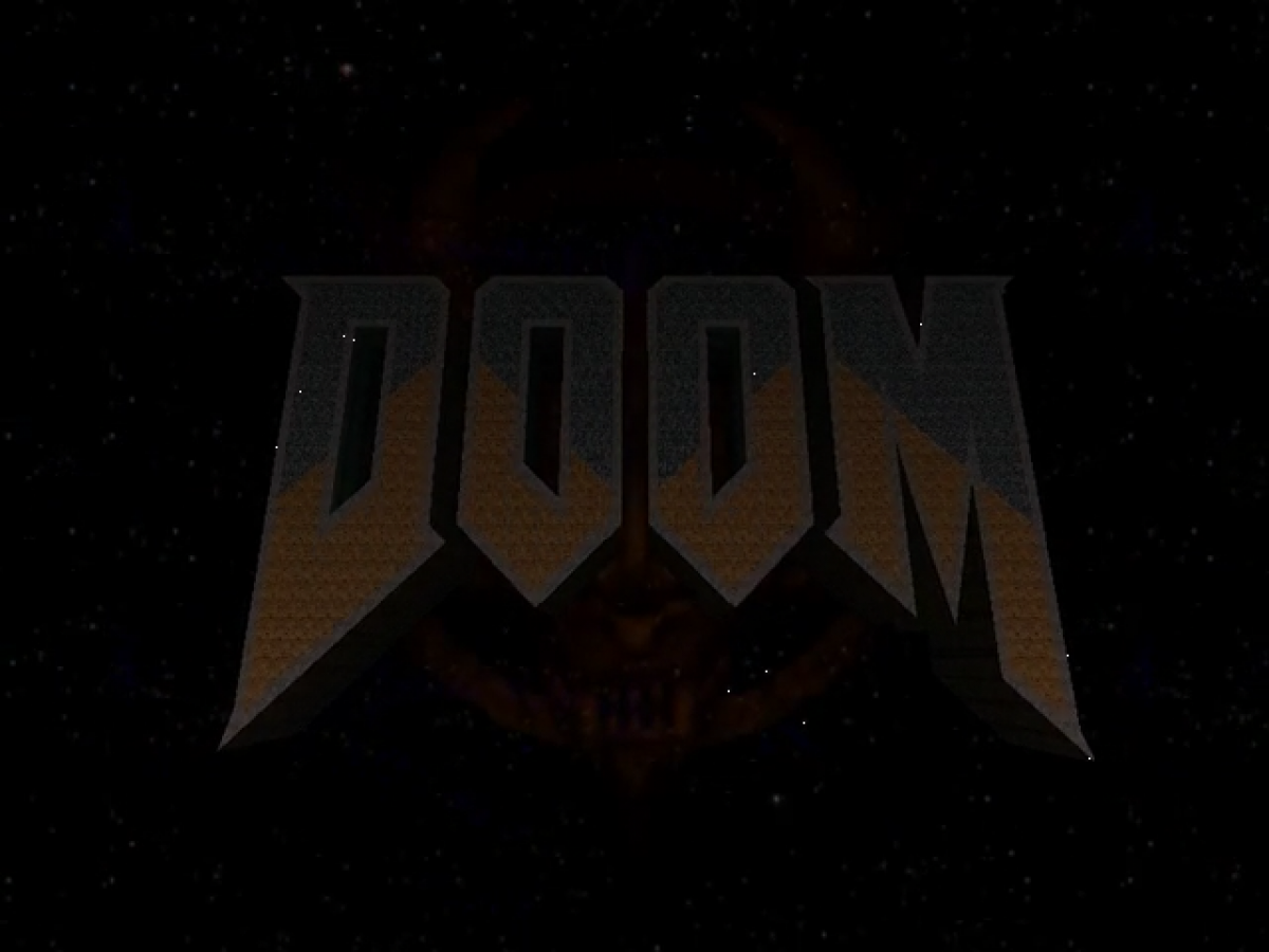 Doom 64 Title Screen for Nintendo 64 (N64) video game