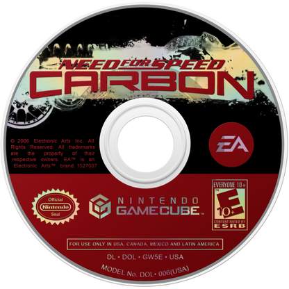 Need for Speed: Carbon for Nintendo GameCube (GC) at Gamers INC, featuring the adrenaline-fueled sequel to Most Wanted that takes the fight for street supremacy into the treacherous curves of Carbon Canyon, where you lead a crew of specialized tuners, muscles, and exotics to conquer rival territories through high-stakes "Canyon Duels" and strategic team-based racing in the series' most atmospheric urban night-driving experience disc