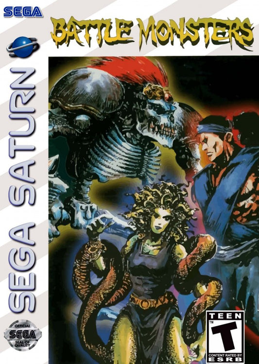 Battle Monsters cover art for Sega Saturn SS video game