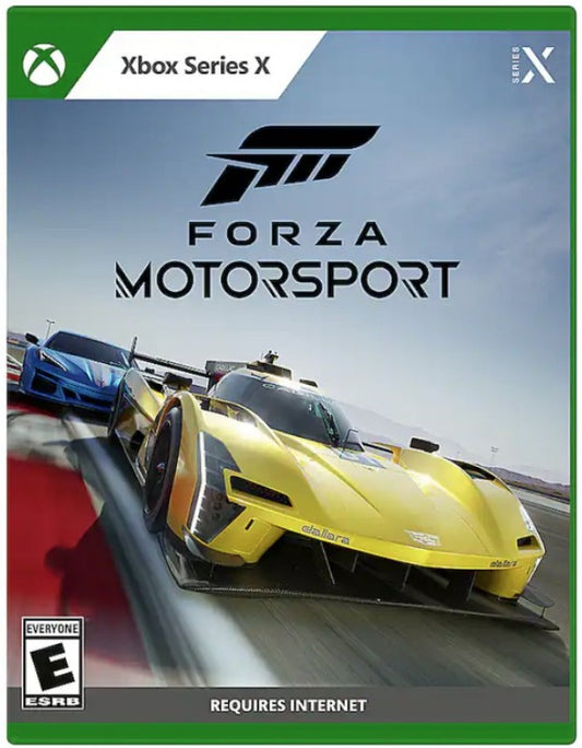 Forza Motorsport cover art for Xbox Series X (XSX) racing simulation video game