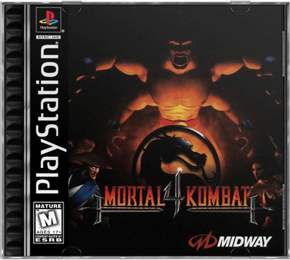 Mortal Kombat 4 cover art for PlayStation 1 (PS1) video game