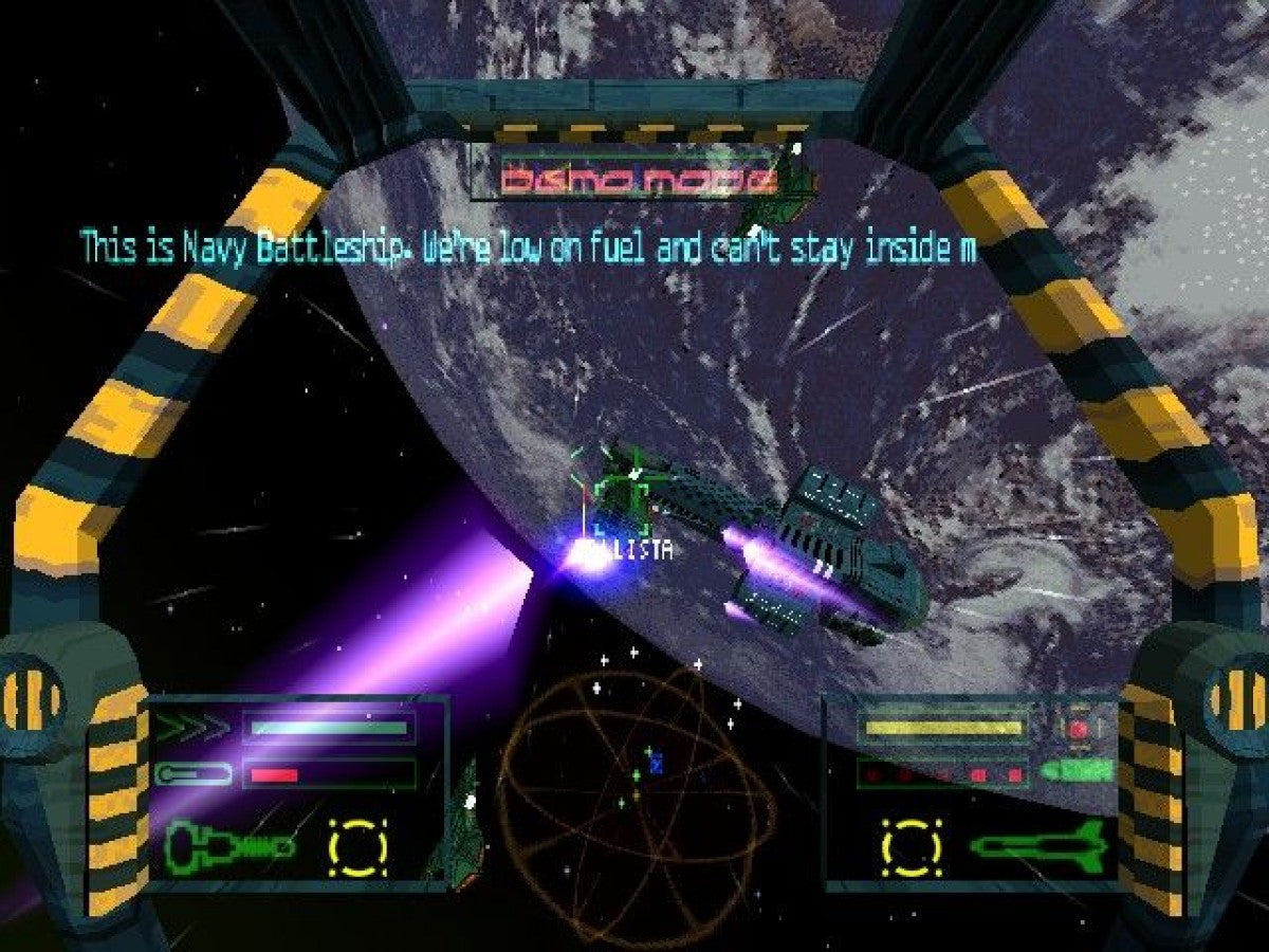 Colony Wars: Vengeance retro sci-fi space combat shooter game for PlayStation 1 (PS1) gameplay