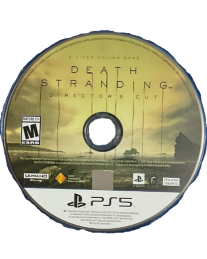 Death Stranding Director's Cut PlayStation 5 Hideo Kojima action-adventure open-world Norman Reedus strand game social strand system post-apocalyptic setting BTs delivery simulation DualSense haptic feedback 4K stunning visuals expanded content disc
