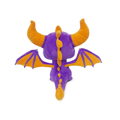 Skylanders Spyro plush inspired design featuring collectible dragon character plush aesthetic soft stuffed toy purple fantasy creature magical adventure mascot colorful action platformer gaming merchandise presentation
