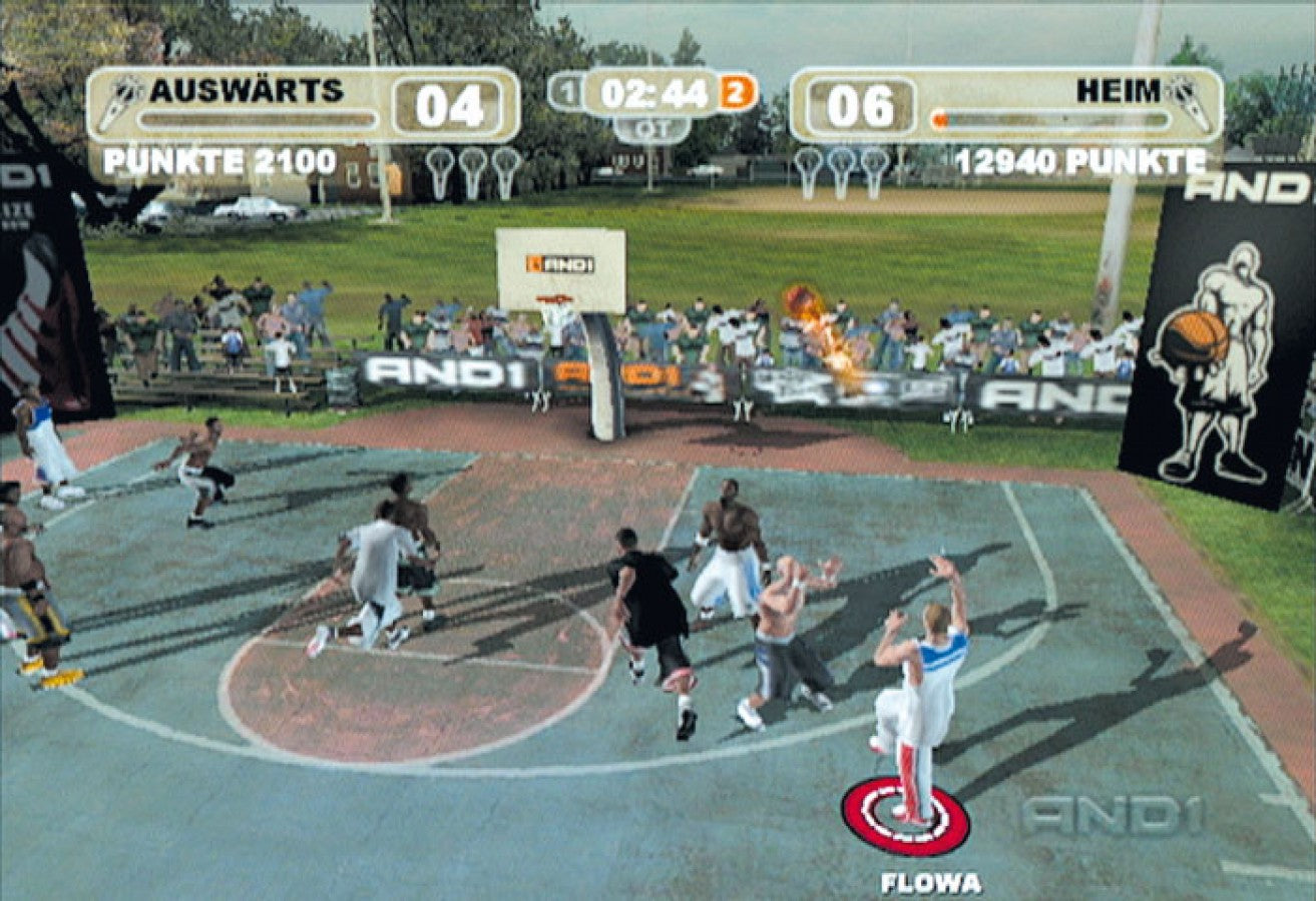 AND 1 Streetball PS2 sports basketball video game gameplay