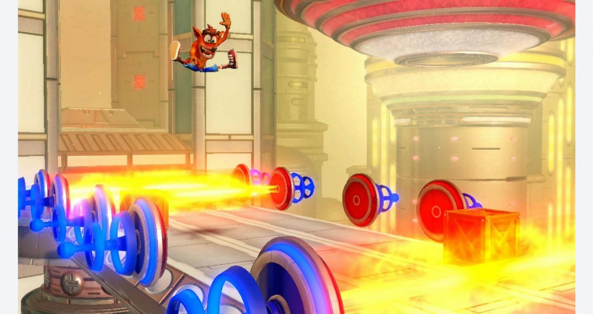 Crash Bandicoot N Sane Trilogy gameplay image for Nintendo Switch (NS) video game