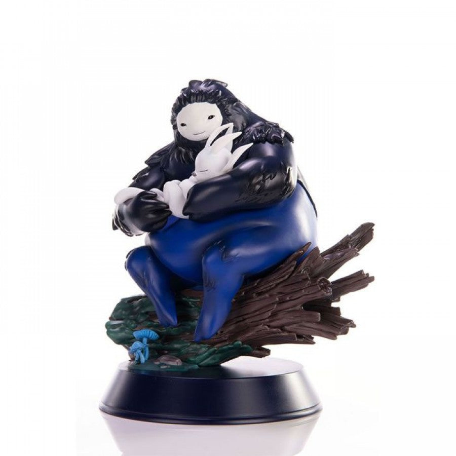 Ori and Naru Statue collectible Ori and the Blind Forest figure featuring Ori and Naru character designs detailed sculpted figures emotional woodland scene premium construction display base collectible video game merchandise and high end collector display appeal side