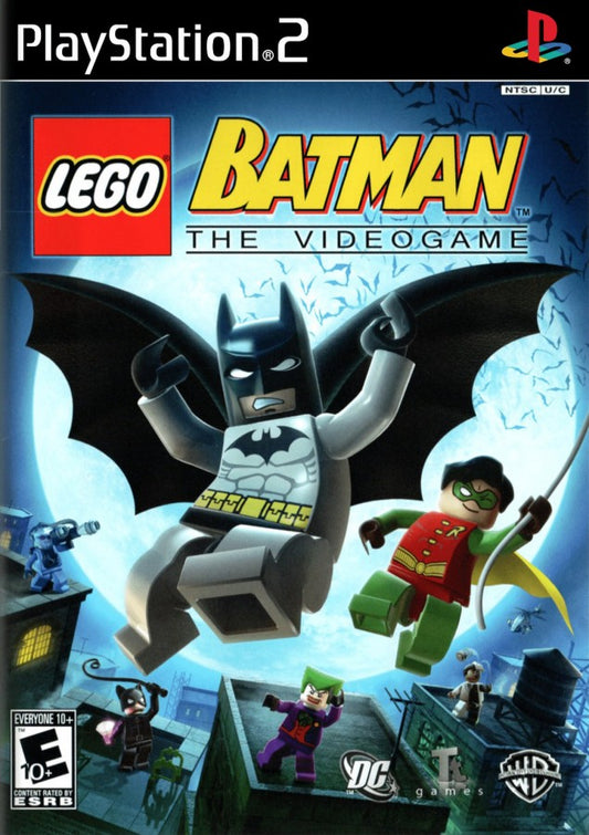 LEGO Batman: The Videogame cover art for Playstation 2 (PS2) video game