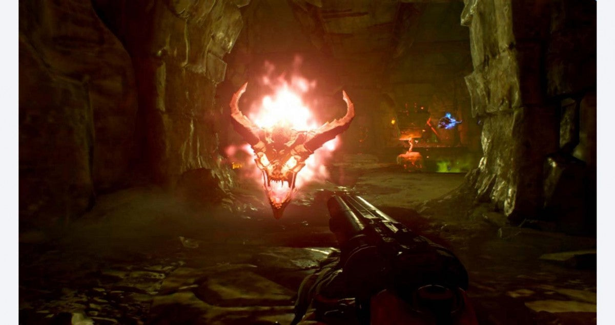 Doom gameplay image for Nintendo Switch NS video game