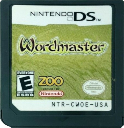 Wordmaster cartridge for Nintendo DS (DS) puzzle word video game