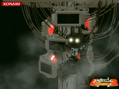 Dance Dance Revolution: Ultramix 2 start screen art for Xbox (XBOX) video game