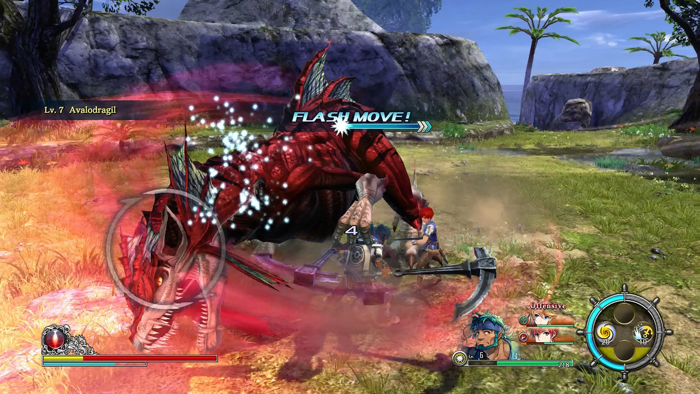 Ys VIII Lacrimosa of DANA Deluxe Edition PS5 game featuring fast-paced action RPG combat, expansive island exploration, and exclusive deluxe edition content gameplay