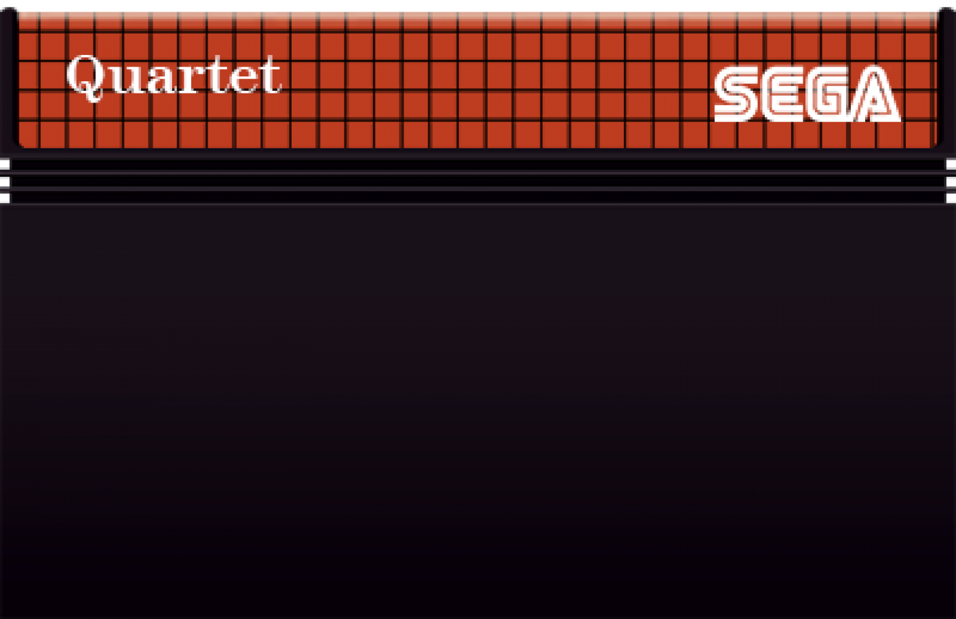 Quartet Sega Master System SMS for arcade action video game fans featuring side scrolling shooting gameplay cooperative multiplayer alien enemies futuristic environments power ups weapon upgrades challenging stages and fast paced classic Sega Master System action collectible retro gaming appeal game cartridge