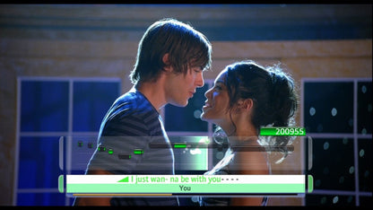 High School Musical Sing It Wii game featuring karaoke-style rhythm gameplay, popular songs from the High School Musical series, and family-friendly party fun gameplay