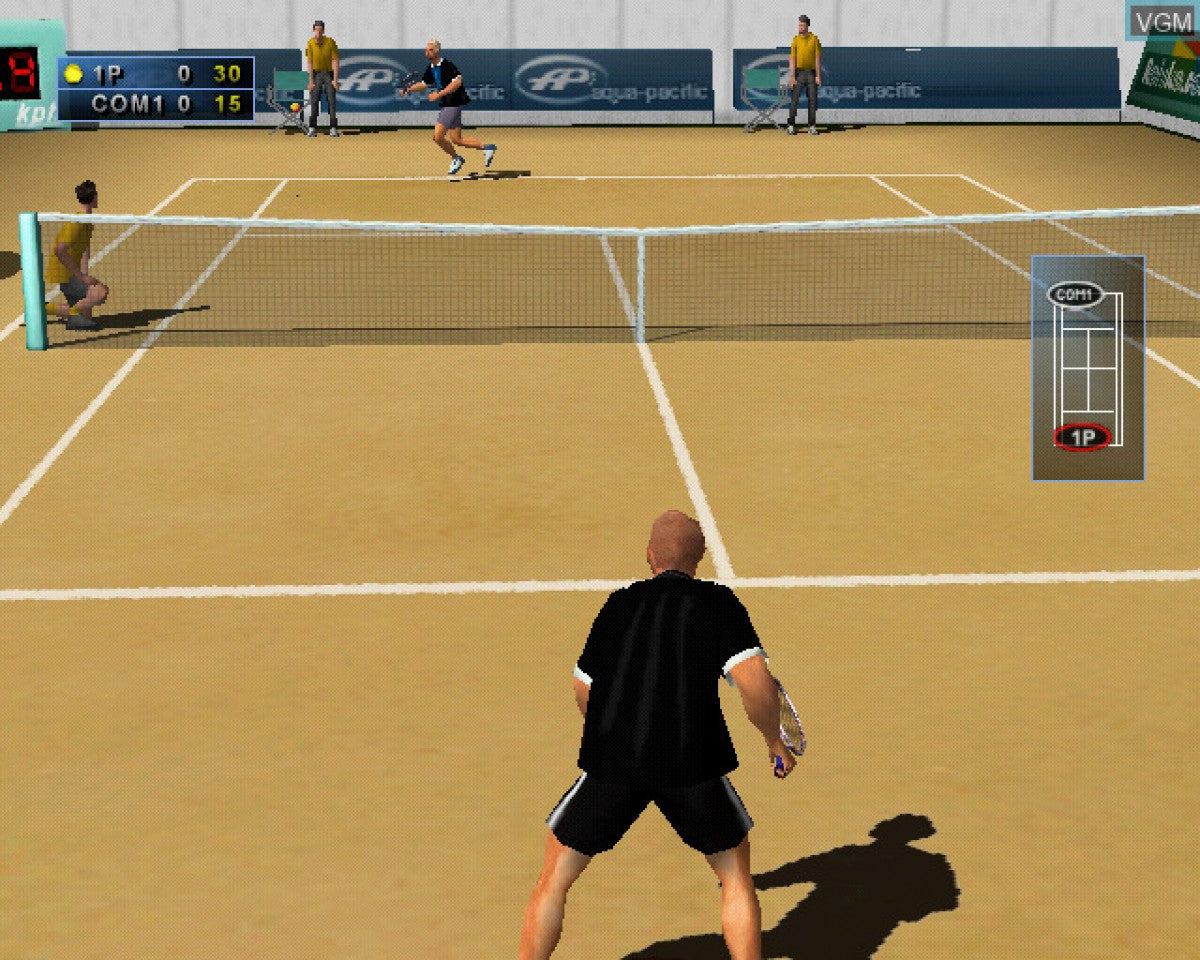 Agassi Tennis Generation PS2 sports tennis video game gameplay