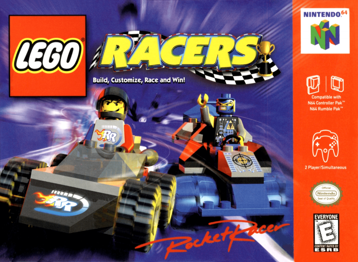 LEGO Racers cover art for Nintendo 64 (N64) video game