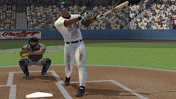 MLB PlayStation Portable PSP video game, baseball sports simulation, Major League Baseball teams and players, handheld console title gameplay screenshot