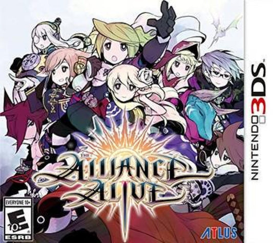 Alliance Alive cover art for Nintendo 3DS (3DS) video game