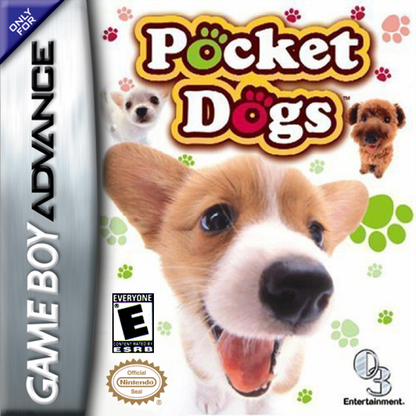 Game Boy Advance Pocket Dogs virtual pet game cover art