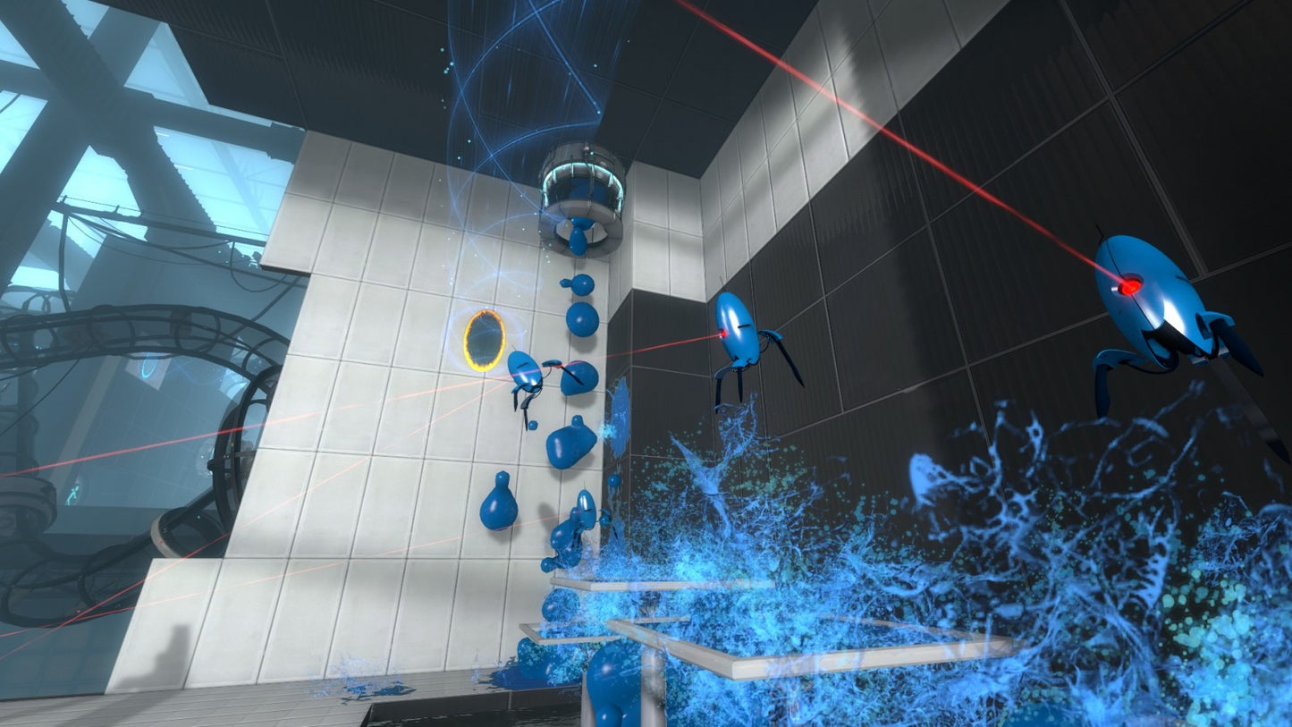 retro Portal 2 Greatest Hits PlayStation 3 PS3 cover art collectible puzzle platformer Valve game authentic classic gaming gameplay