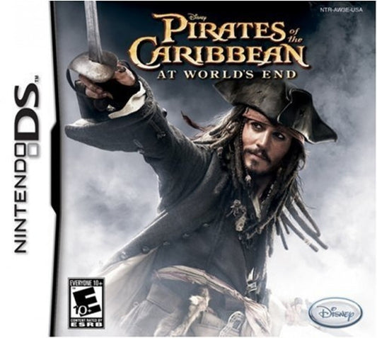 Pirates of the Caribbean: At World's End cover art for Nintendo DS (DS) action adventure video game