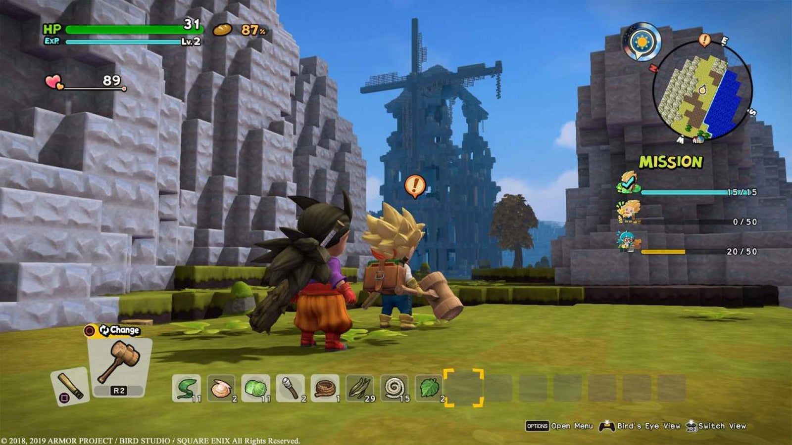 Dragon Quest Builders 2 PS4 game featuring sandbox building gameplay, creative world-building, and action RPG adventure in the Dragon Quest universe gameplay