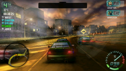 Need for Speed: Carbon - Own the City [Greatest Hits] gameplay for PlayStation Portable (PSP) racing game