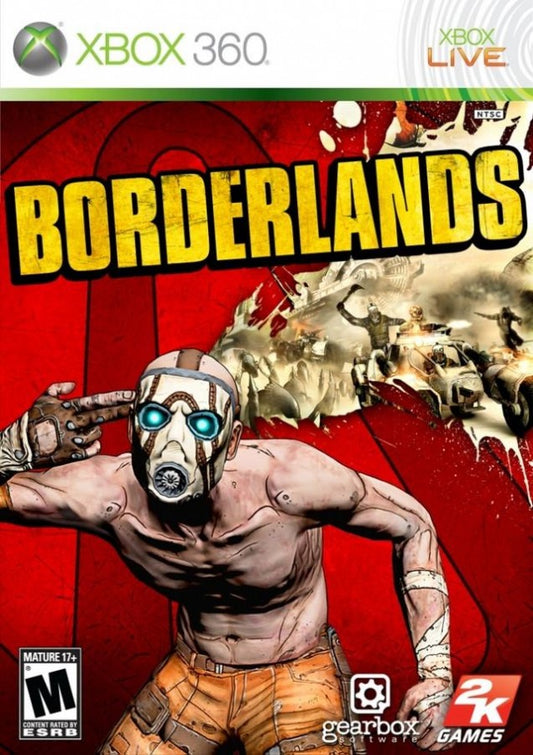 Borderlands cover art for Xbox 360 (X360) video game