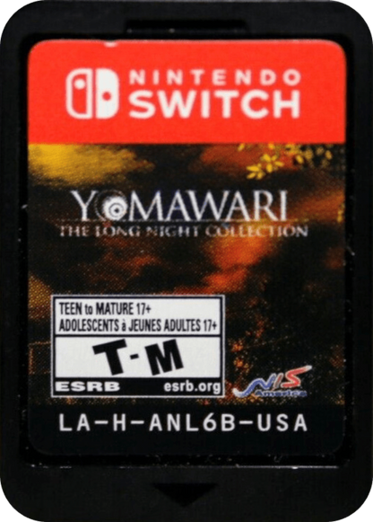 Yomawari: The Long Night Collection Nintendo Switch game featuring eerie survival horror, night-time exploration, and charming yet creepy pixel art adventure cartridge