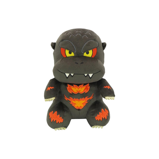Burning Godzilla 10 inch plush soft toy kaiju monster collectible stuffed animal detailed fiery design movie character cuddle plush display piece for fans