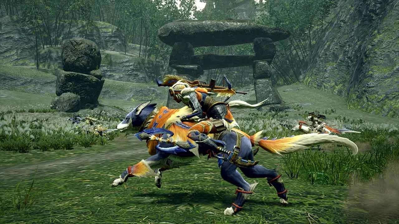 Monster Hunter Rise Sunbreak Collector's Edition gameplay image for Nintendo Switch (NS) video game