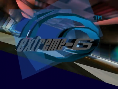Exterme-G title screen for Nintendo 64 racing video game