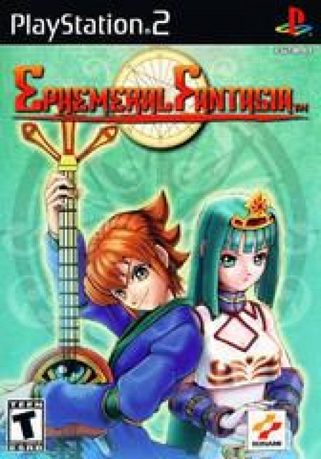 Ephemeral Fantasia cover art for PlayStation 2 PS2 video game