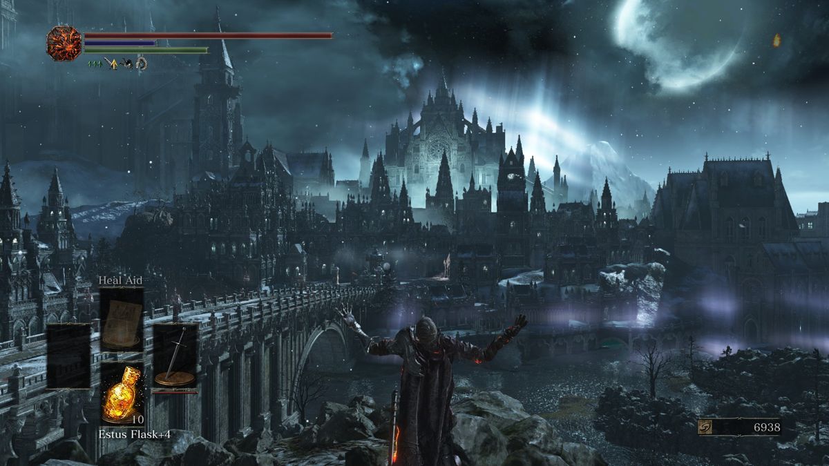 Dark Souls III The Fire Fades Complete Edition Xbox One dark fantasy action RPG with challenging combat and all DLC content included gameplay