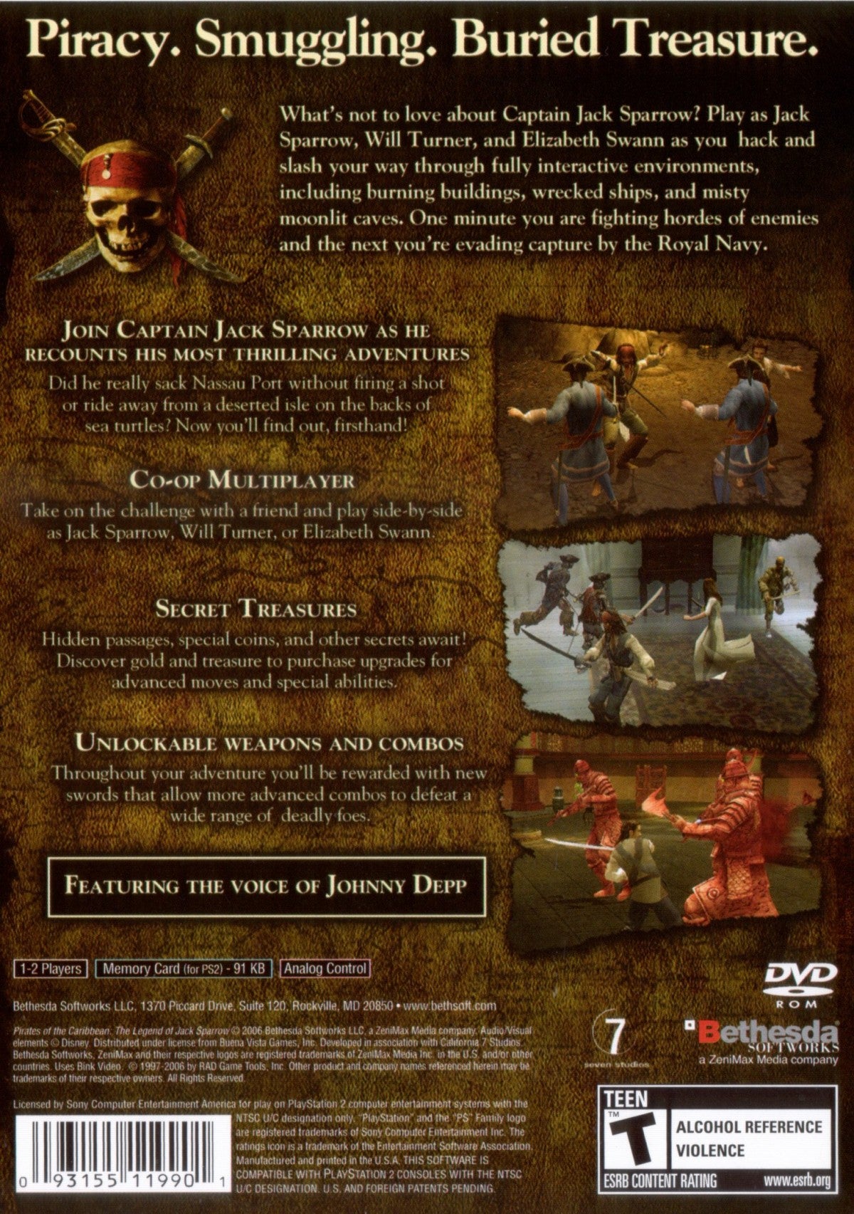 Pirates of the Caribbean for PlayStation 2 action role playing adventure video game featuring swashbuckling combat naval exploration quest driven gameplay and immersive pirate themed storytelling experience gameplay