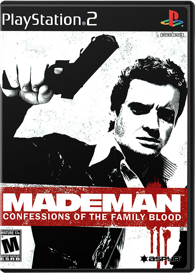 Made Man: Confessions of the Family Blood cover art for Playstation 2 (PS2) Video Game