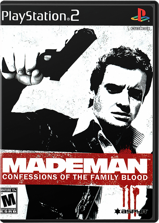 Made Man: Confessions of the Family Blood cover art for Playstation 2 (PS2) Video Game