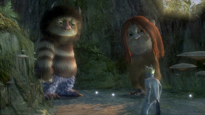 Where the Wild Things Are gameplay for Nintendo Wii (Wii) featuring action‑adventure gameplay inspired by the classic story, with exploration, platforming, and creature‑filled environments.