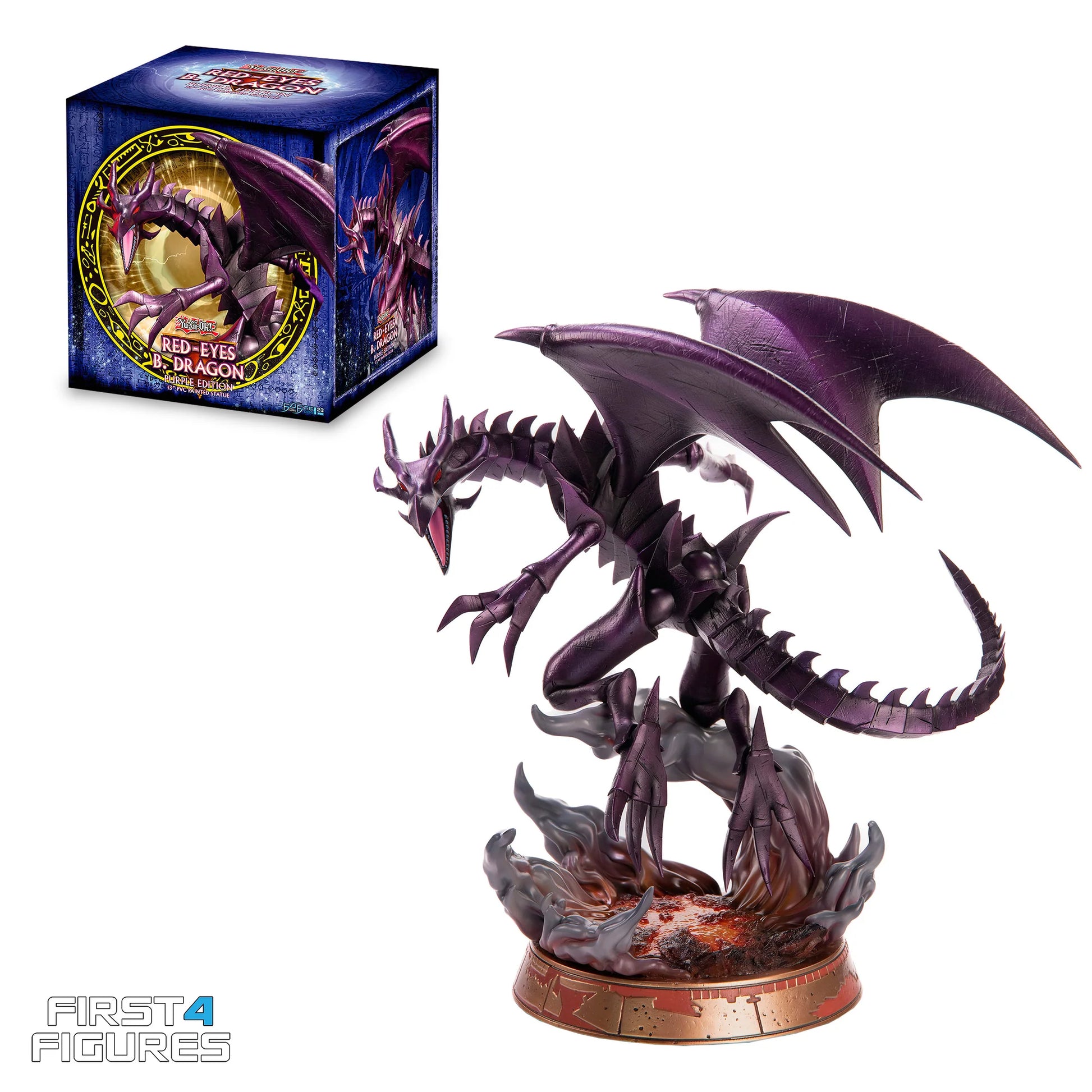 Red Eyes Black Dragon 13" Statue Purple Variant – Figure. Figure with box