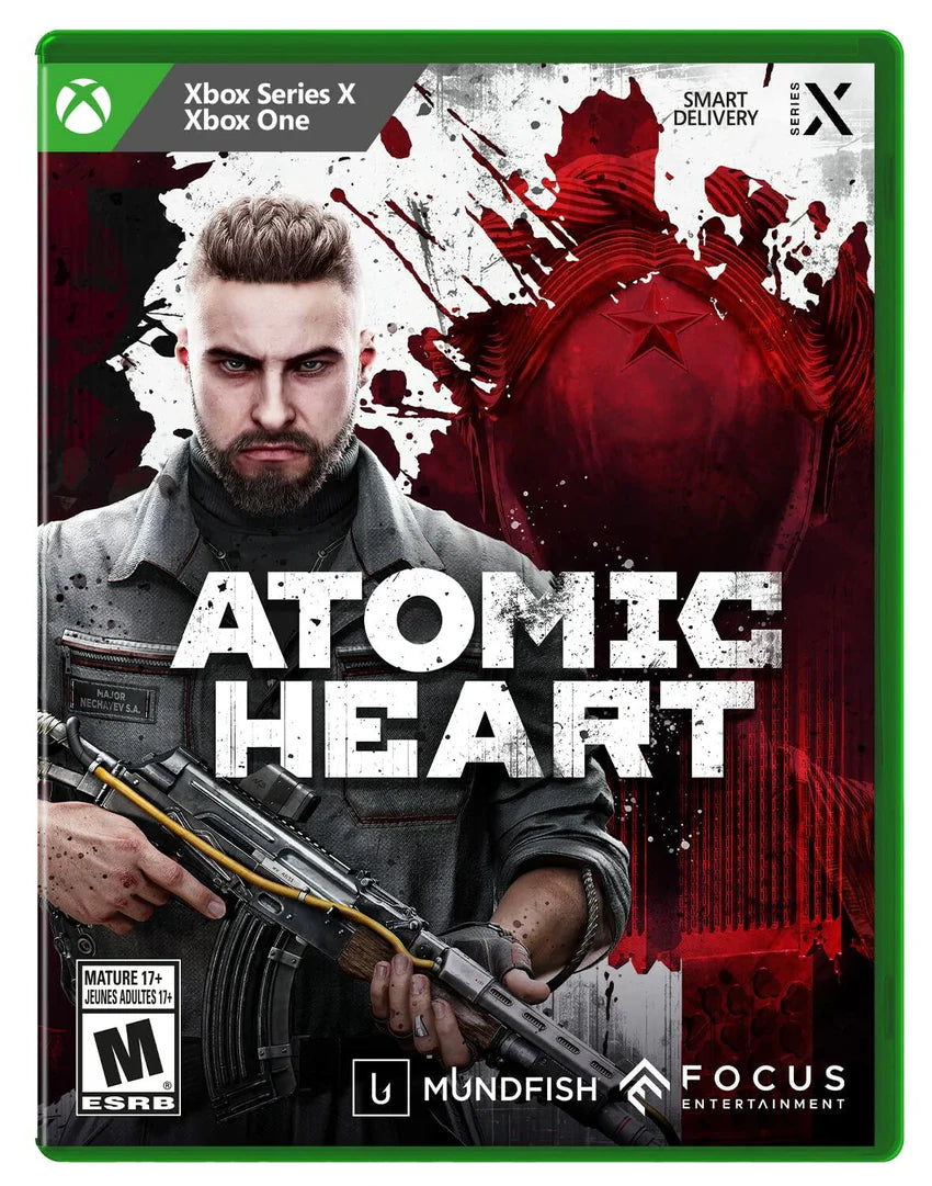 Atomic Heart cover art for Xbox Series X (XSX) first-person shooter video game