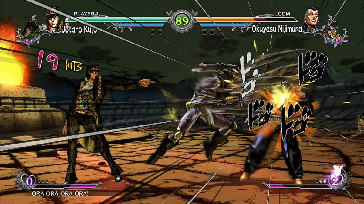 JoJo's Bizarre Adventure All-Star Battle R for Nintendo Switch fighting game featuring characters from across the JoJo series stylized anime battles special moves and versus gameplay