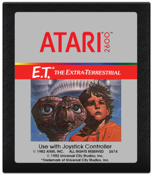 Joust for Atari 2600 with classic arcade-style flying and lance combat gameplay theme cartridge