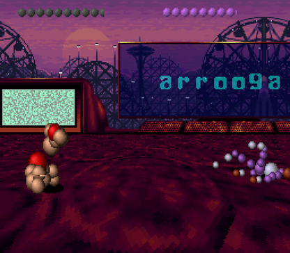 Ballz 3D retro SNES video game Ballz 3D fighting game one on one combat quirky characters arcade style battles polygon graphics console title Super Nintendo release gameplay