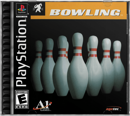 Bowling cover art for PlayStation 1 (PS1) video game