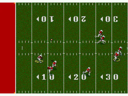 Sports Talk Football '93 Starring Joe Montana gameplay for Sega Genesis (GEN) video game