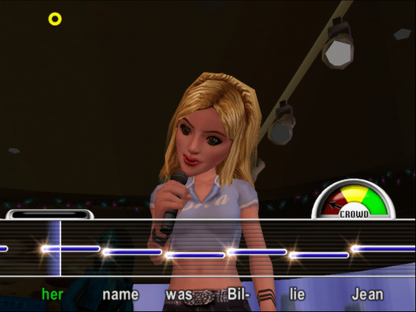 Karaoke Revolution gameplay for Playstation 2 (PS2) video game