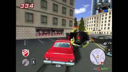 Starsky and Hutch for GameCube featuring action driving and crime fighting gameplay based on the classic TV series gameplay screenshot
