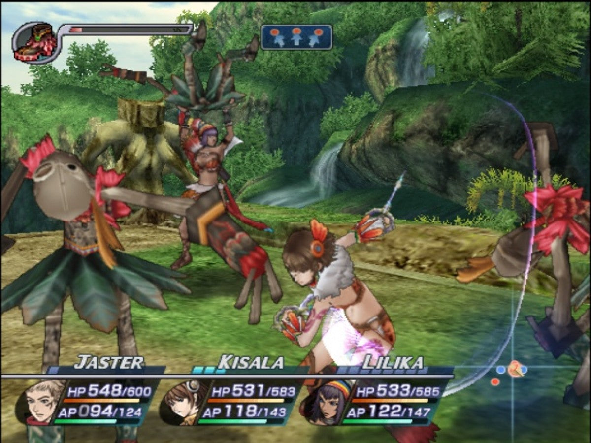 Rogue Galaxy PS2 PlayStation 2 action RPG role playing game retro video game gameplay