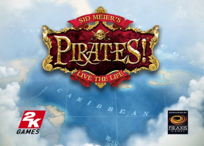 Sid Meiers Pirates: Live the Life title screen for Xbox (XBOX) video game